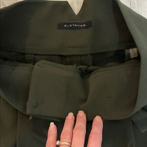 Elie Tahari Black Wide Leg Pants